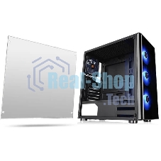 Компьютерный корпус V200 TG RGb CA-1K8-00M1WN-01 Black/Win/SPCC/Tempered Glass*1/120мм RGb Fans*3 + 120мм Standard Fan*1/MB Sync
