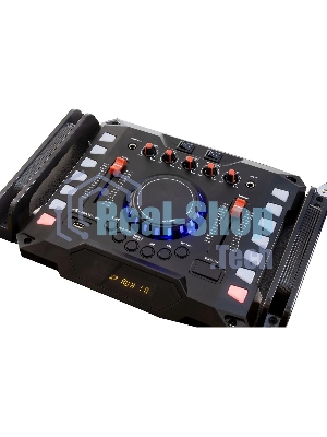 Минисистема SUPRA SMB-2150 черный 1200Вт FM USB BT SD (в комплекте: активн.+пассив.колонки)