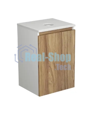 Тумба Bau Dream Blackwood 35 с ящиком, графит, раковина BAU Mini 37х23,