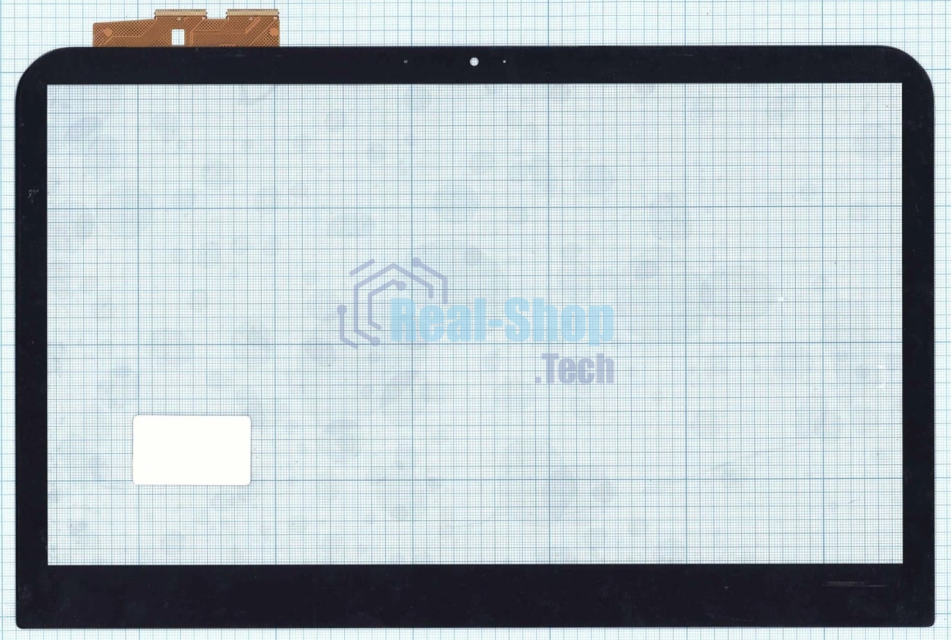 Сенсорное стекло (тачскрин) для Dell Inspiron 14R-3421, черное с рамкой