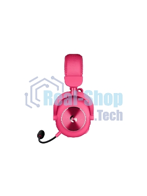 Гарнитура Logitech G Pro X 2 Lightspeed розовый, беспроводная + проводная, Bluetooth/USB/3.5 мм, до 50 ч