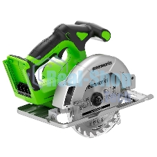 Циркулярная пила аккумуляторная GreenWorks GD24CS165, 24V, бесщеточная, 57 мм, без АКБ и ЗУ (1501607)