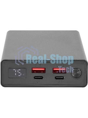 Портативный аккумулятор Digma DGPD100WA 20000mAh QC3.0/PD3.0 100W 5A 2xUSB-A/2xUSB-C черный