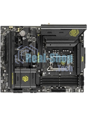 Материнская плата MSI MAG B860 TOMAHAWK WIFI, LGA 1851, Intel B860, 4xDDR5, 4xSATA, 3xM.2, 1xPCIe 4.0 x4, 1xPCIe 5.0 x16, 1xDP, 1xHDMI, 1xUSB-C, 1x 5Gb LAN, 4xUSB-A 2.0, 4xUSB-A 3.2 Gen 2, 7.1, 2x3.5 мм, TOSLINK, ATX