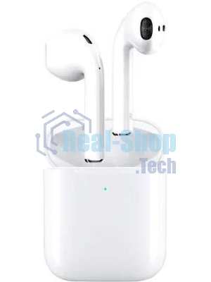 Наушники TWS Aksberry B24 Air Sound белый, вкладыши, Bluetooth, сенсорное управление, разъем Lightning, до 3 ч