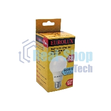 Лампа светодиодная EUROLUX LL-E-A60-7W-230-4K-E27 груша