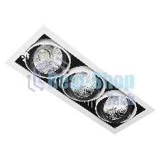 Корпус светильника T813 BK/CH 3*12W 4200K
