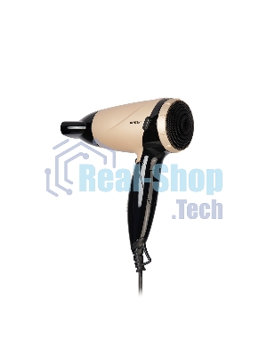 Фен Centek CT-2209 BLG черный/золотой перламутр, 1600 Вт, компактный