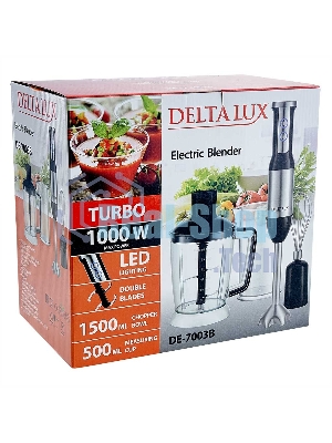 Блендер погружной Delta Lux DE-7003B черный