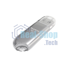 Флешка USB Maxvi P1 (FD16GBUSB20C10P1 silver), 16GB, USB 2.0, R/W 12/5, серебристый