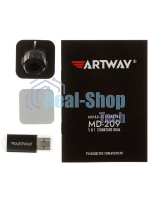 Видеорегистратор с радар-детектором Artway Combo MD-209 GPS черный