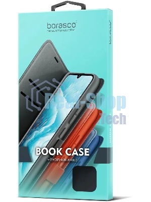Чехол (флип-кейс) BoraSCO для Xiaomi Redmi Note 12 Pro+ 71757 черный