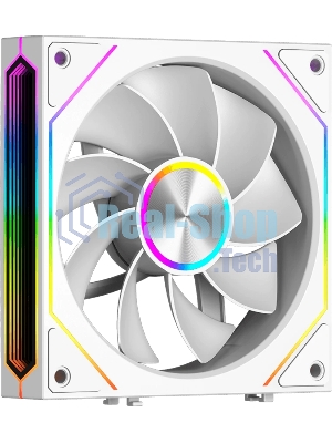 Вентилятор для корпуса PcCooler F3 X120 WH ARGb 120х120x25 белый 4-pin (F3X120-WHAC112-GL) Ret