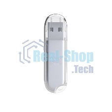 Флешка USB Maxvi P1 (FD16GBUSB20C10P1 silver), 16GB, USB 2.0, R/W 12/5, серебристый