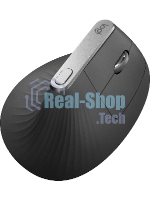 Мышь беспроводная Logitech MX Vertical черный/серебристый, 4000 dpi, радиоканал, Bluetooth, USB, кнопки - 6