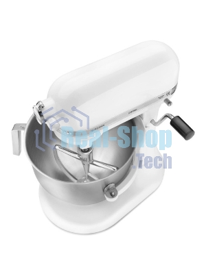 Миксер с подъемной чашей KitchenAid 5KSM7990XEWH Professional 6.9л белый