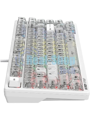 Клавиатура A4Tech Bloody MS76 проводная, USB Type-A, белый