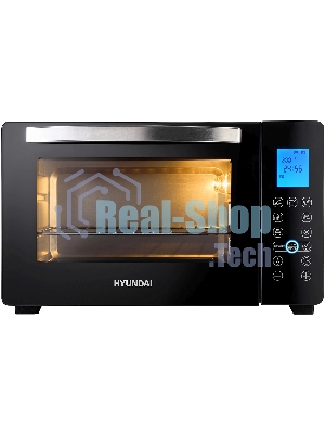 Мини-печь Hyundai MIO-HY096 28 л, 1600 Вт, черный