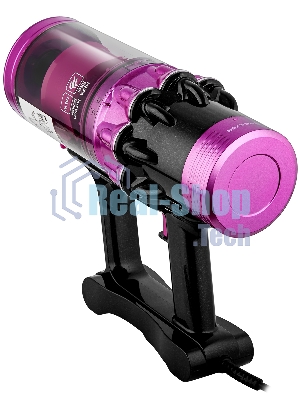 Пылесос вертикальный BRAYER BR4272 фиолетовый, питание от сети, 185 Вт, уборка сухая, пылесборник 0,8 л