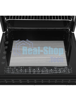 Шкаф духовой электрический Maunfeld AEOD60103G1, 60л, дверца с 3 стеклами, графит