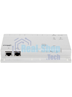Коммутатор Dahua DHI-VTNS1060A, 6×PoE (24 В) + 2×Uplink, неуправляемый