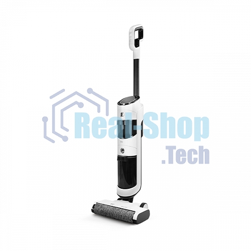 Пылесос вертикальный BQ VCA1001W белый/черный, питание от аккумулятора, 27 Вт, уборка влажная/сухая, пылесборник 0.7 л, работа от АКБ max 30 мин