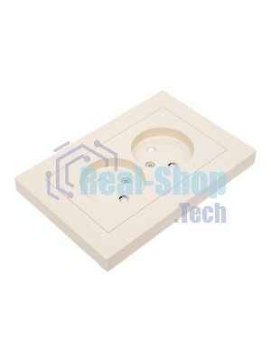 Розетка 2-м СП AtlasDesign 16А IP20 без заземл. защ. шторки в сборе беж. SE ATN000222