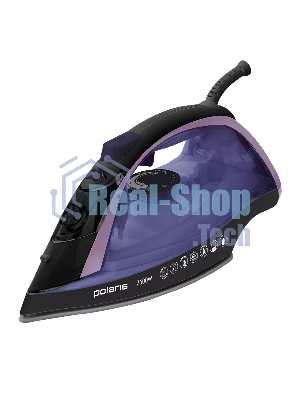 Утюг Polaris PIR2668AK 3m черный/фиолетовый 2600 Вт