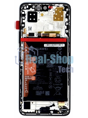 Дисплей для Huawei Nova 9 SE в сборе с тачскрином, панелью и аккумулятором (SPY 02354UWA), белый