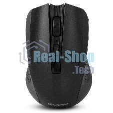 Мышь беспроводная SVEN RX-400W черный, 1400 dpi, радиоканал, USB, кнопки - 4