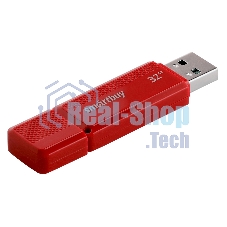 Флешка USB Smartbuy Dock Red (SB32GbDK-R), 32Gb, USB 2.0, R/W 15/5, красный