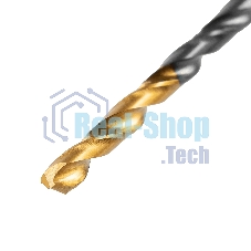 Сверло по металлу Denzel 3 мм, HSS-Tin, Golden Tip, 10 шт.