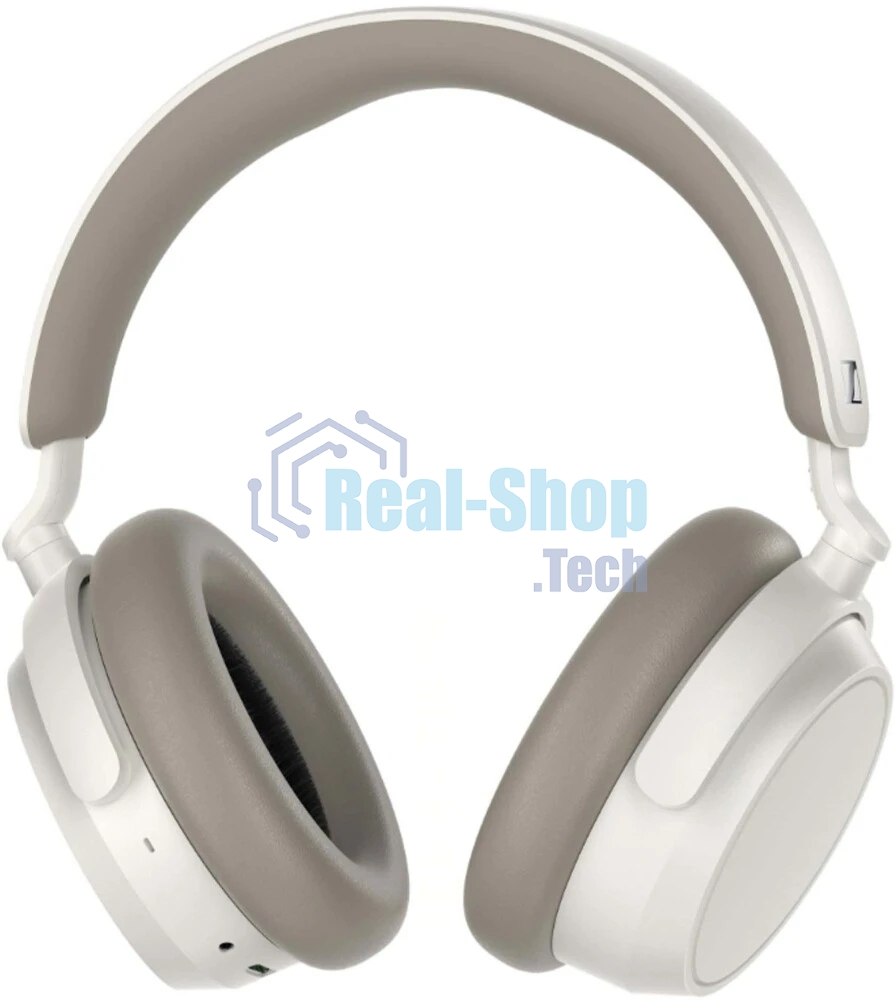 Беспроводные/проводные наушники Sennheiser Accentum Plus белый, полноразмерные, Bluetooth + Jack 3.5 мм, активное шумоподавление, до 50 ч