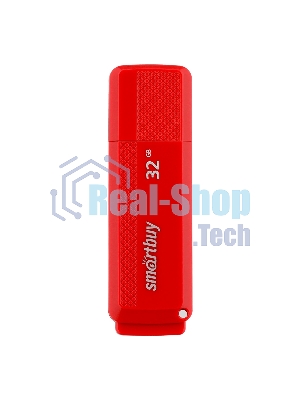 Флешка USB Smartbuy Dock Red (SB32GbDK-R), 32Gb, USB 2.0, R/W 15/5, красный