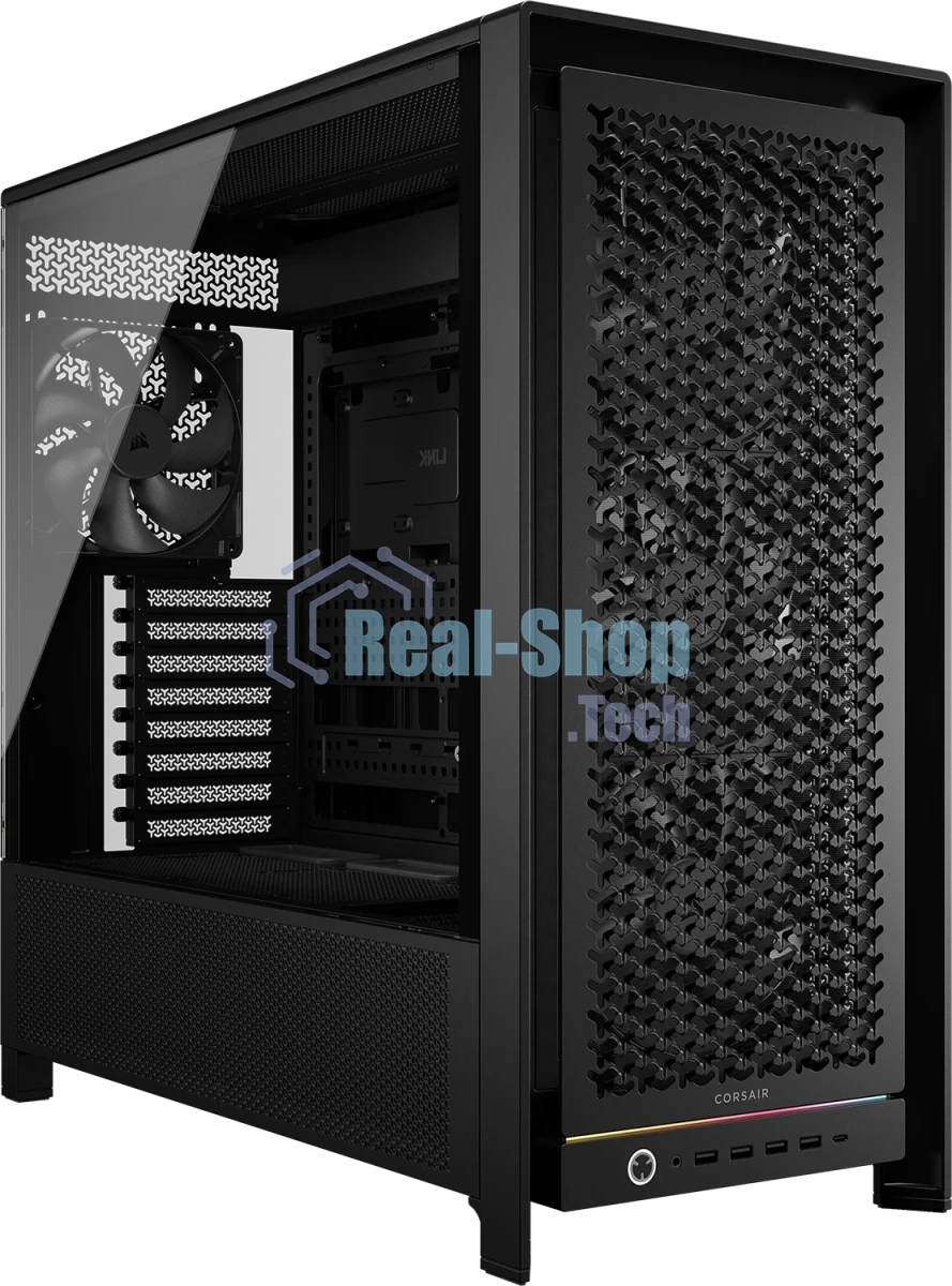 Корпус Corsair Frame 5000D RS Black, Midi-Tower, чёрный, 4 x 140 мм