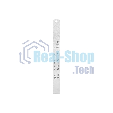 Линейка стальная Deli DL8030Y 300мм нержавеющая сталь