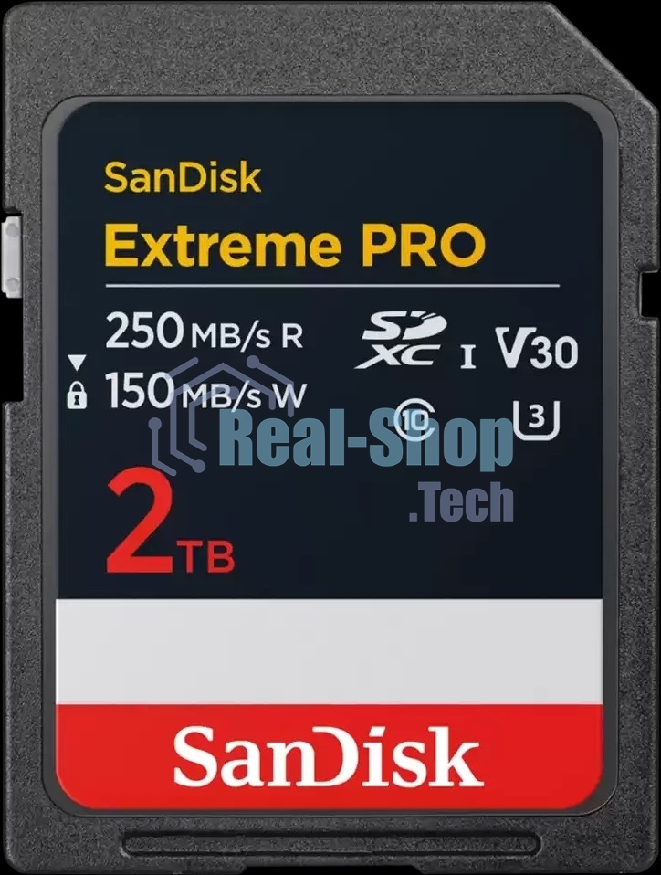 Флешка USB SDXC 2Tb SanDisk Extreme Pro UHS-I Class 3 (U3) V30 200/140 Mb/s SDSDXXD-2T00-GN4IN