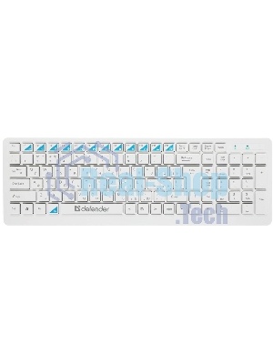 Комплект клавиатура+мышь Defender Skyline 895 беспроводной, USB, 2000 DPI, белый