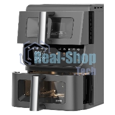 Аэрогриль Centek CT-3107 серый, 2800 Вт, 10 л, сенсор, 10 программ