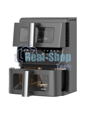 Аэрогриль Centek CT-3107 серый, 2800 Вт, 10 л, сенсор, 10 программ
