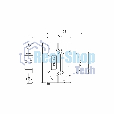 Автоматический выключатель Werkel 1P  20 A  C  4,5 kА W901P204