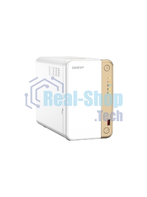 Сетевое хранилище channel QNAP TS-262-4G NAS 2 HDD trays, 2 x M.2 NVMe PCIe Gen 3 x1, 2-core Intel Celeron N4505 2.9 GHz, 4 Gb RAM (4Gb max), 1x2.5 Gigabit Ethernet, Slot PCIe Gen 3 x2, 2 USB 3.2 Gen 2 (10Gbps) Port, 2xUSB USB 2.0 port, 1xHDMI 2.0