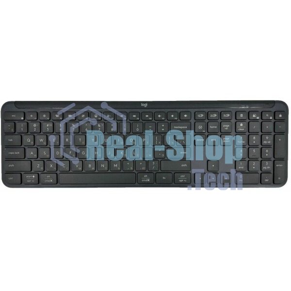 Клавиатура Logitech Signature Slim K950 беспроводная, Bluetooth, радиоканал, серый