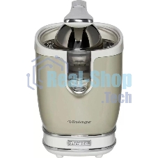 Соковыжималка Ariete 0413/03 Vintage бежевый, цитрусовая, 85 Вт, 600 мл, механическое