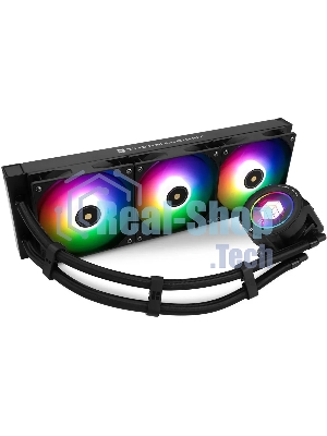 Система жидкостного охлаждения Thermalright Core Vision 360 ARGb Soc-AM5/AM4/1200/1700/1851 черный 4-pin 28.1dB Al LCD Ret (C-VISION-360-BL-ARGb)