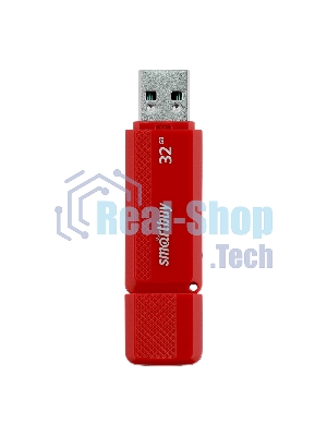 Флешка USB Smartbuy Dock Red (SB32GbDK-R), 32Gb, USB 2.0, R/W 15/5, красный