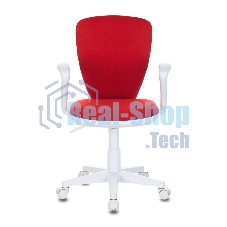 Кресло Бюрократ KD-W10AXSN/26-22 красный, ткань, 120 кг