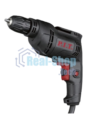 Дрель-шуруповерт P.I.T. PBM10-C, 400Вт, 25 Нм, щеточный