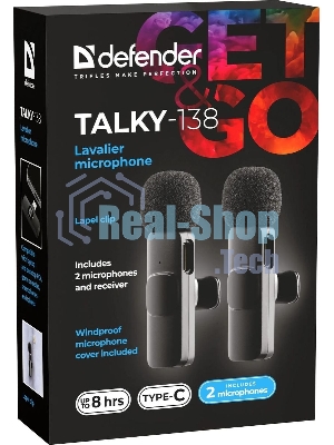Петличный микрофон Defender Talky-138 wrls
