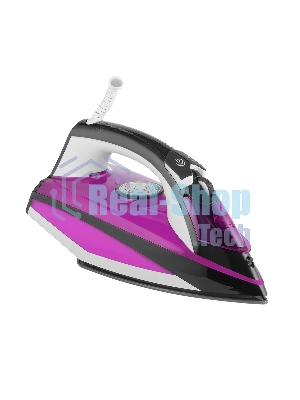 Утюг Centek CT-2344 фиолетовый/белый, 2200 Вт, 45 г/мин, 145 г/мин, 320 мл